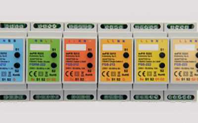 You can immediately identify the system component controlled with the particular module.